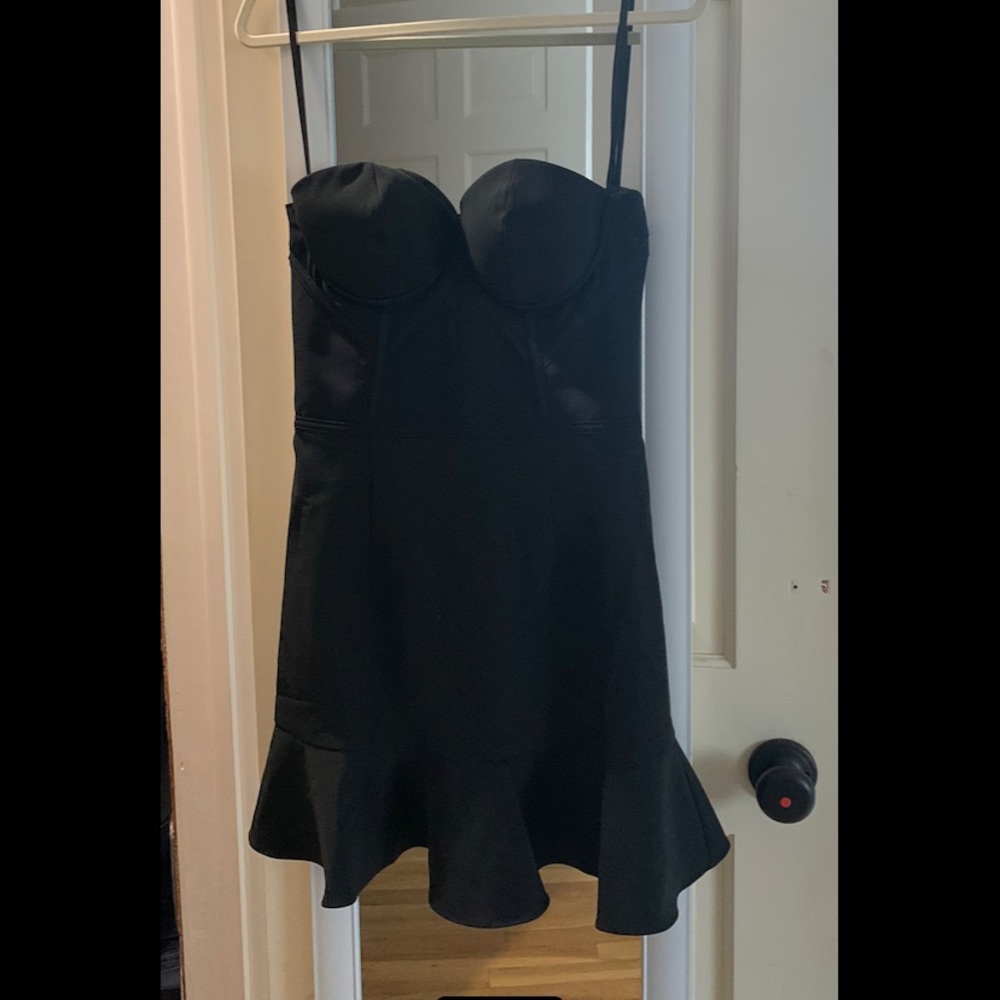 Black tube top Bebe dress new with tags